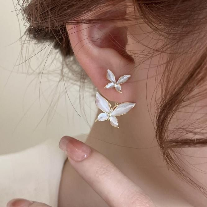 Pearl Butterfly Bloom Earrings