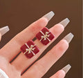 Festive Ribbon Box Earrings