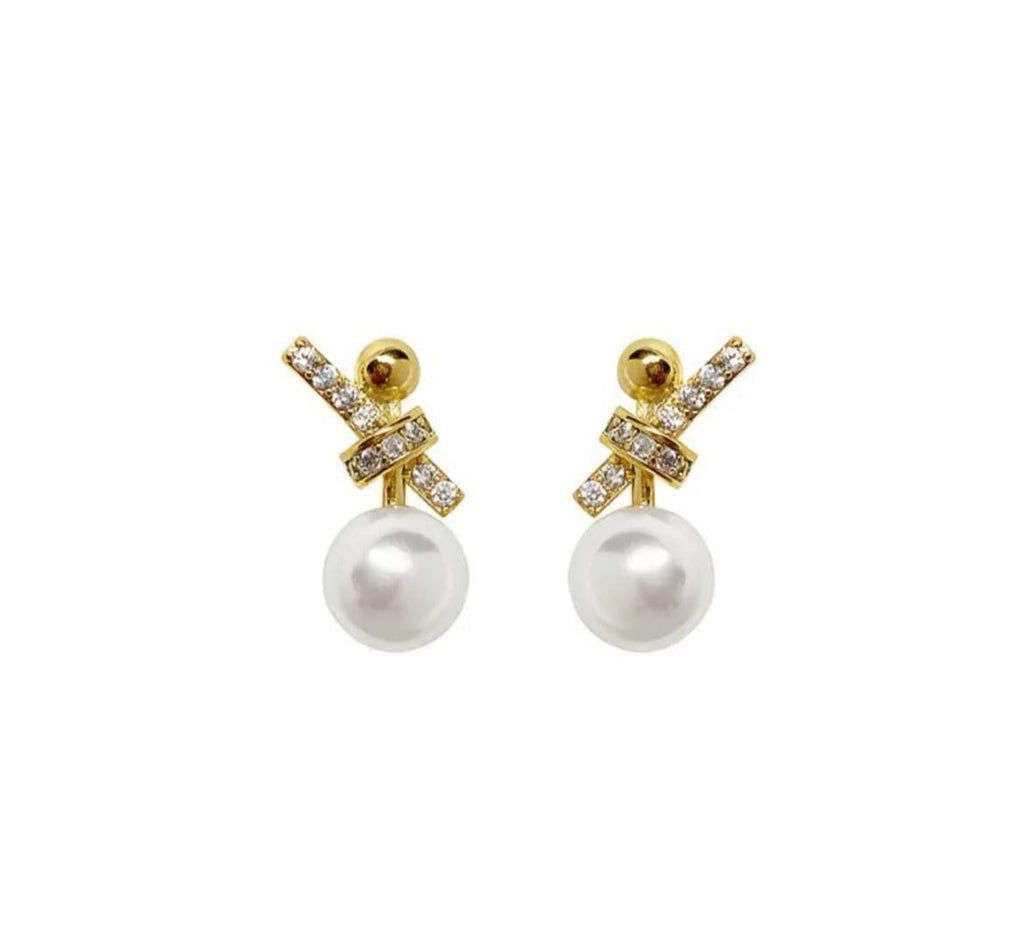 Royal Heirloom Oval Pearl Earrings