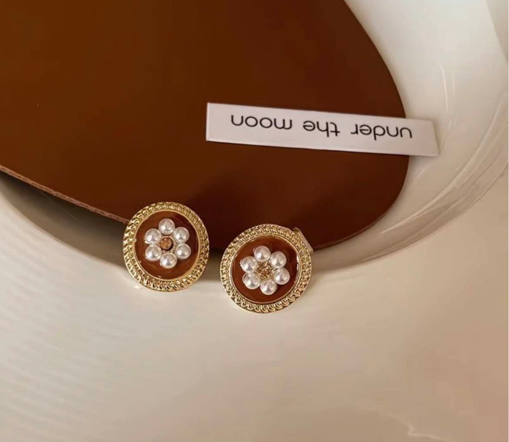 Royal Pearl Florentines Earrings