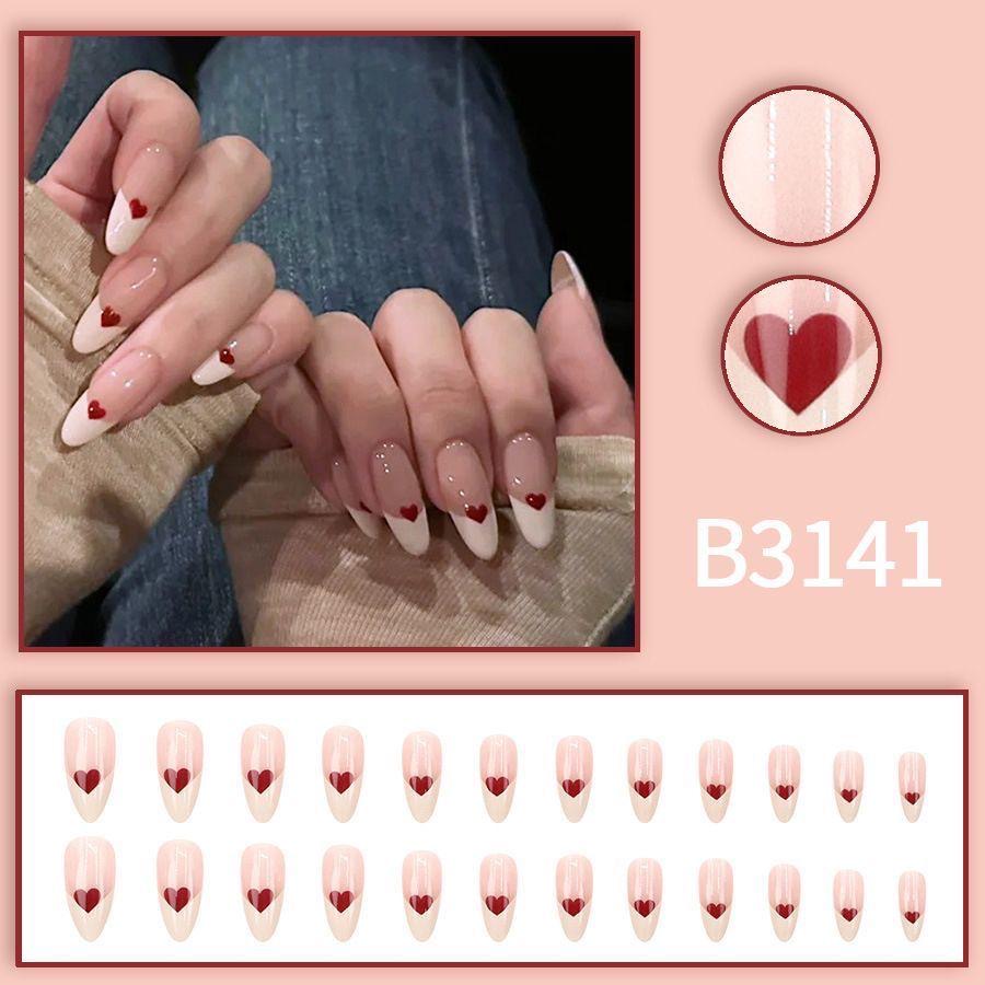 Sweetheart French Tip Nails