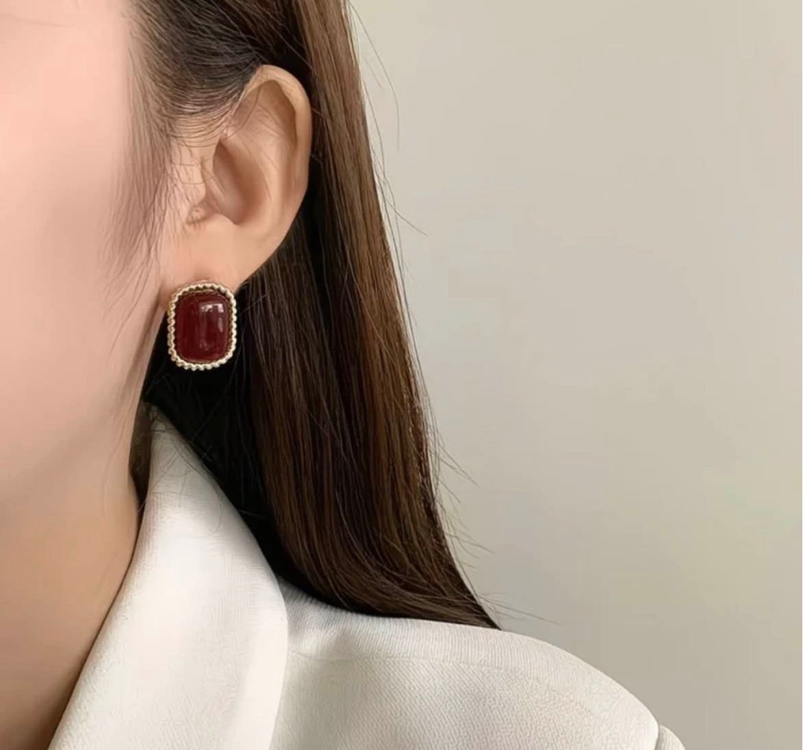 Crimson Heritage Earrings