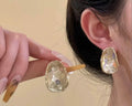 Golden Meadow Shell Earrings