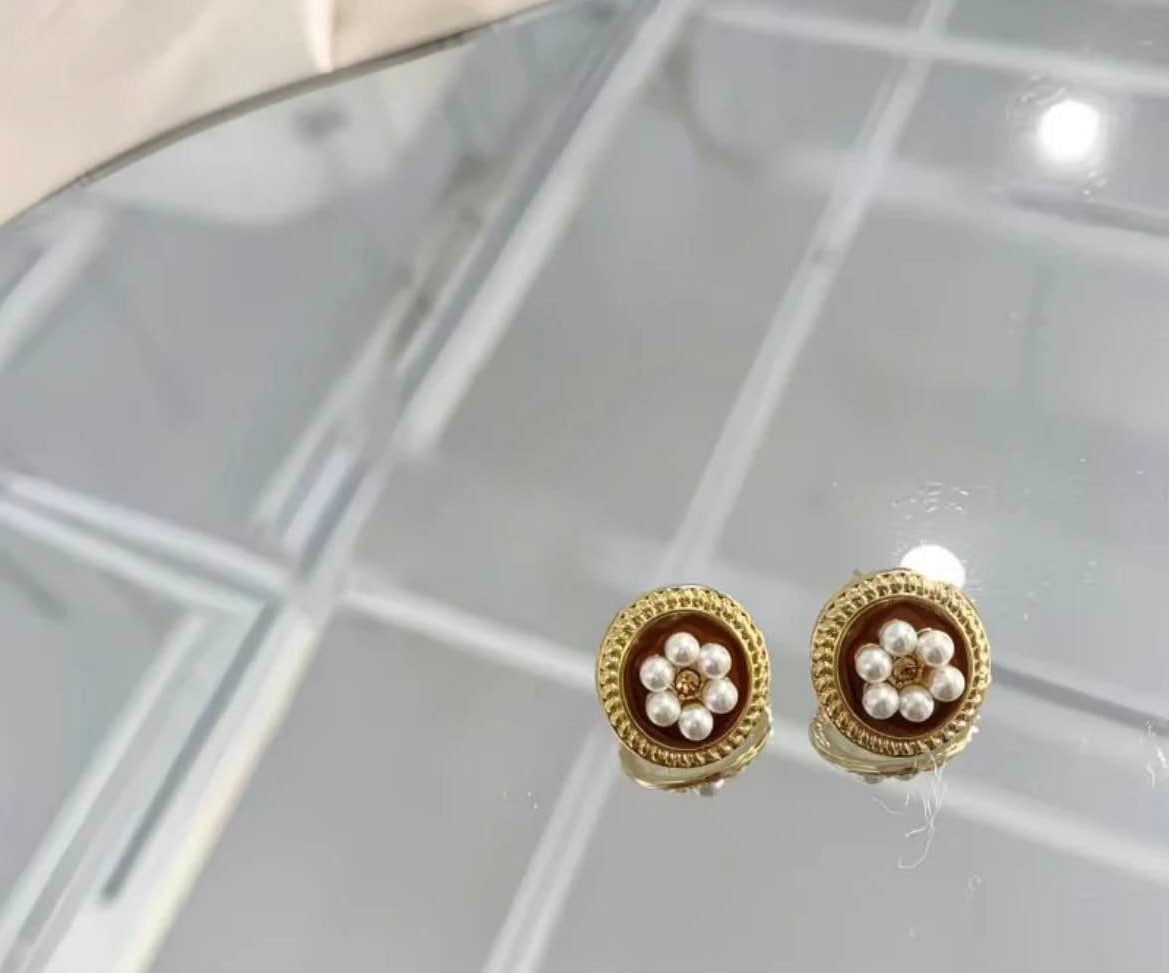 Royal Pearl Florentines Earrings