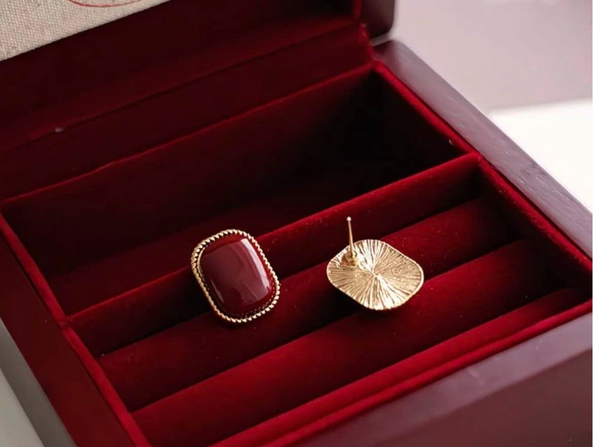 Crimson Heritage Earrings