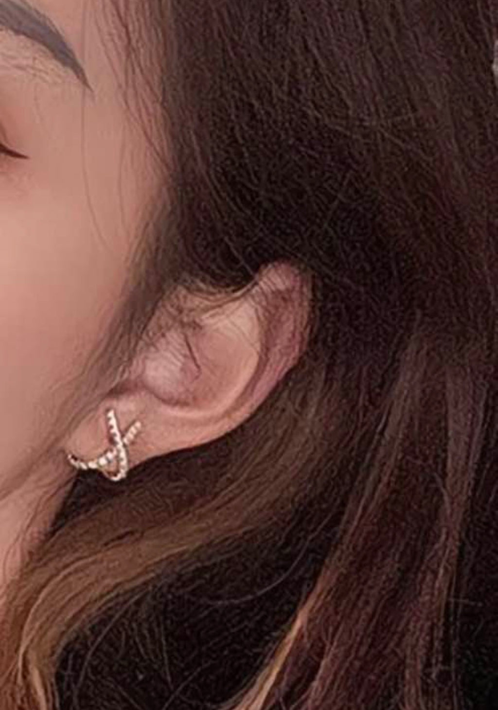 Radiant X-Link Crystal Earrings