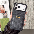 Luxury GUCCI Pocket Leather Phone Case