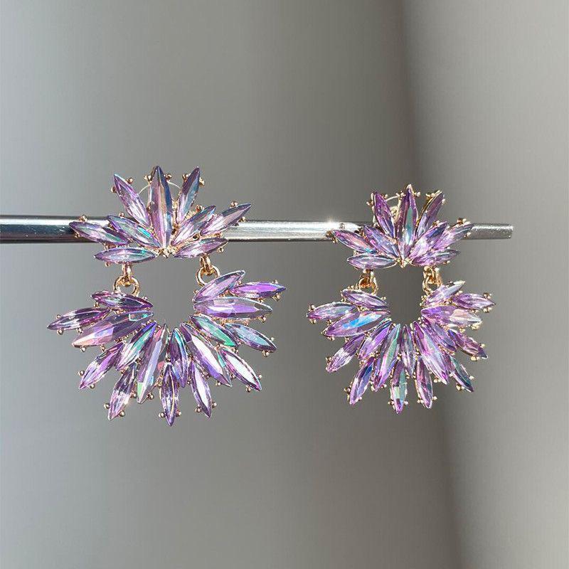 Aurora Crystal Bloom Earrings