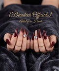 Deep Aura Vine Nails