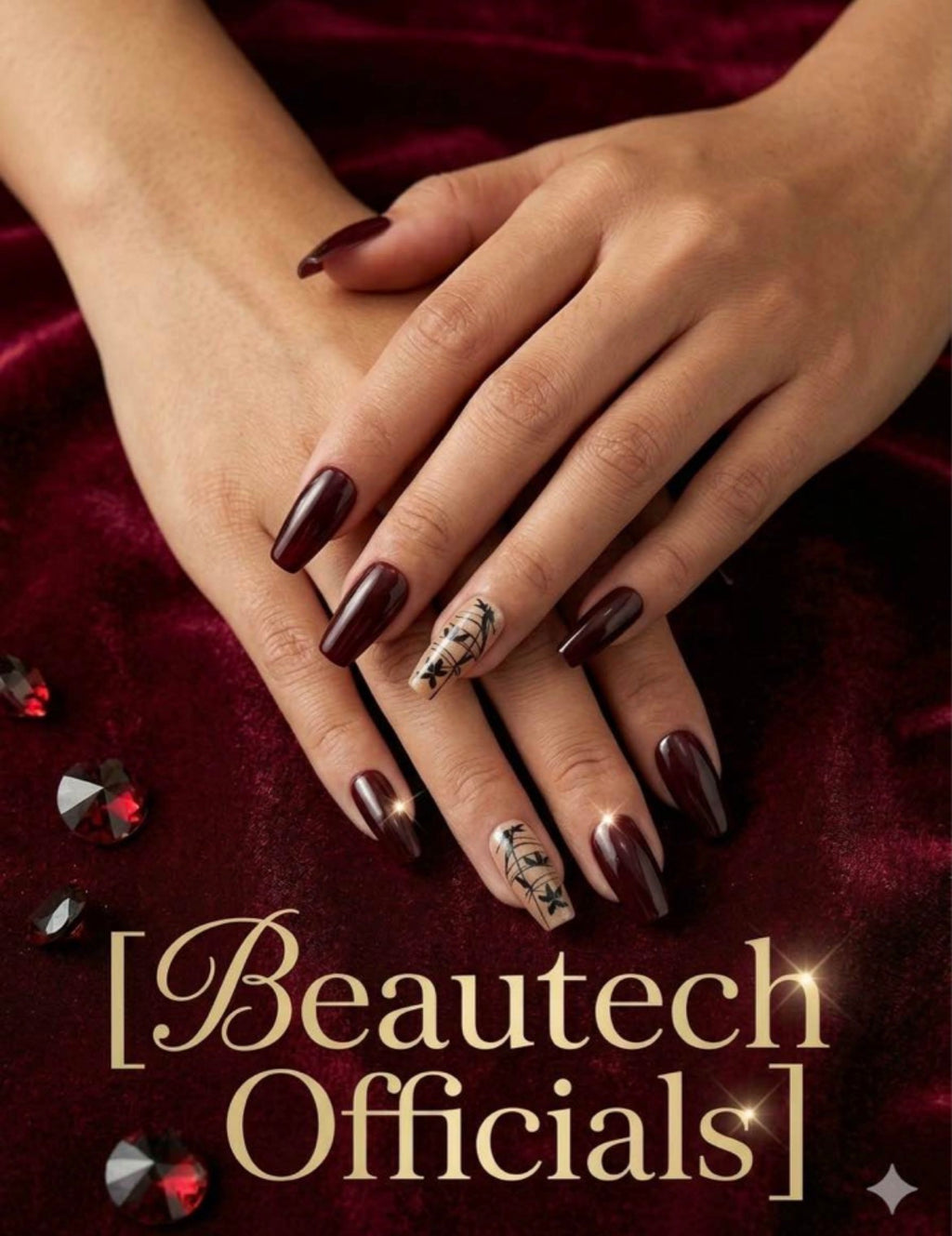 Floral Vine Nails