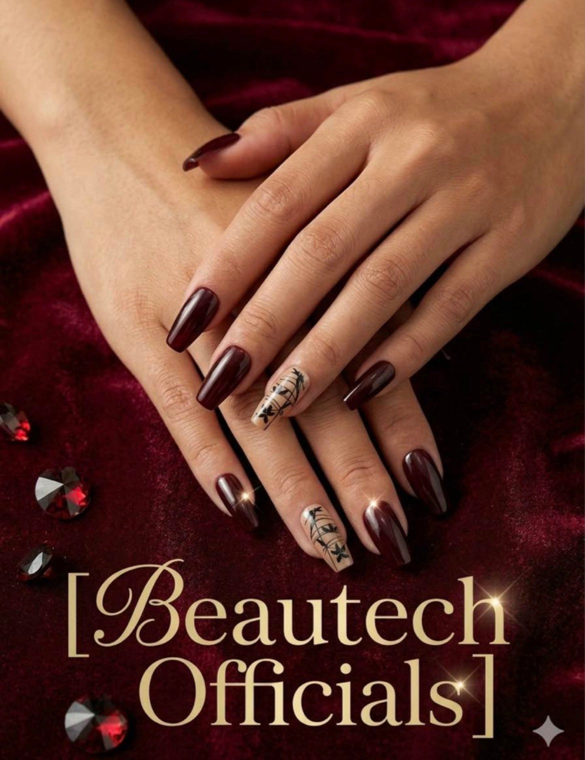 Floral Vine Nails