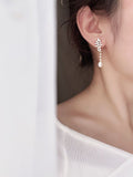 Celestial Pearl Drop Earrings
