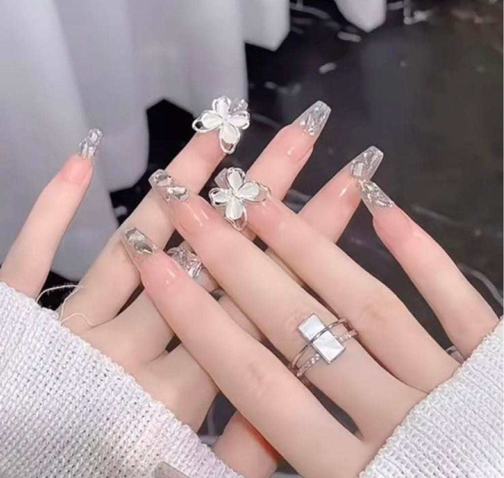 Butterfly Charm Nails