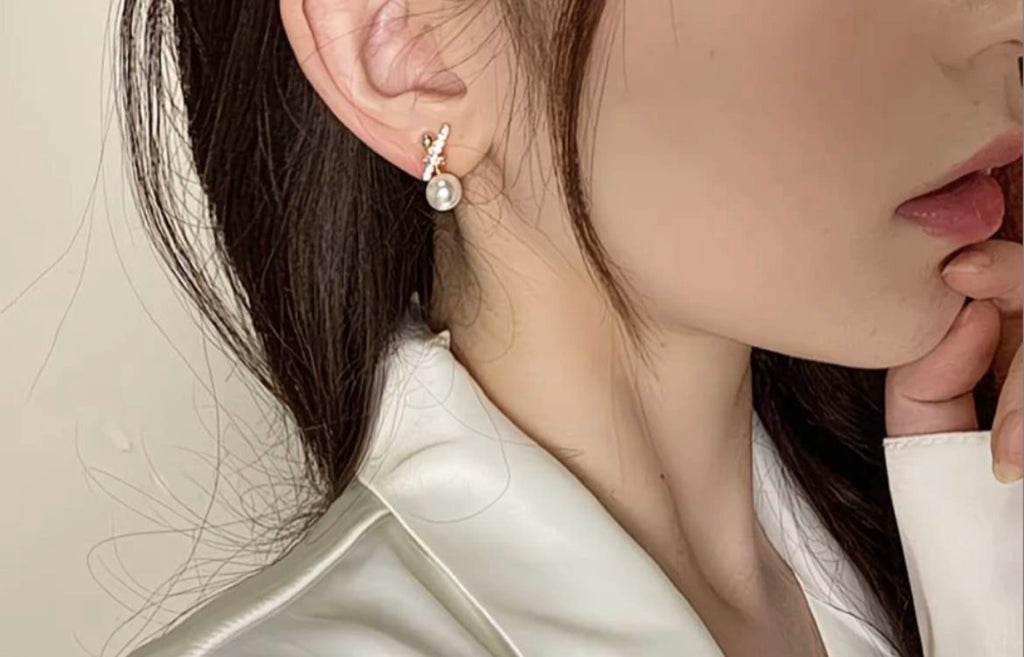 Royal Heirloom Oval Pearl Earrings