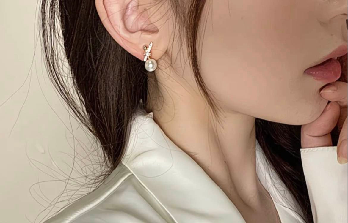 Royal Heirloom Oval Pearl Earrings