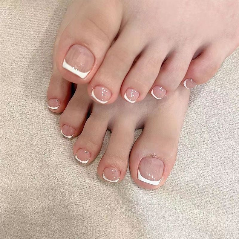 Classic French Glow Pedicure