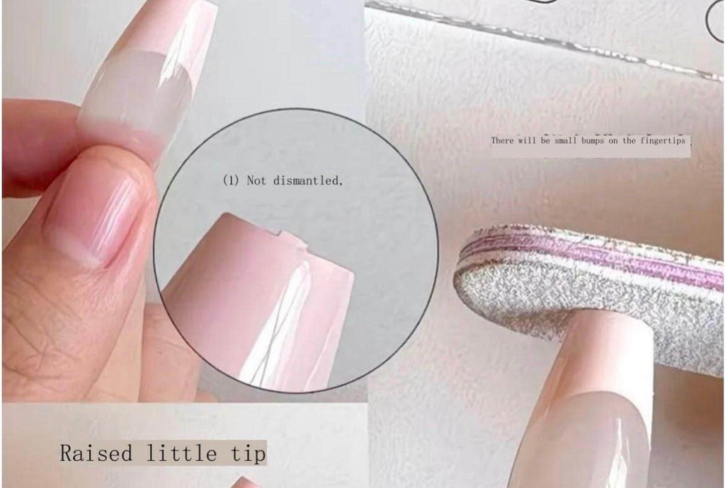 3D Pastel Floral Nails