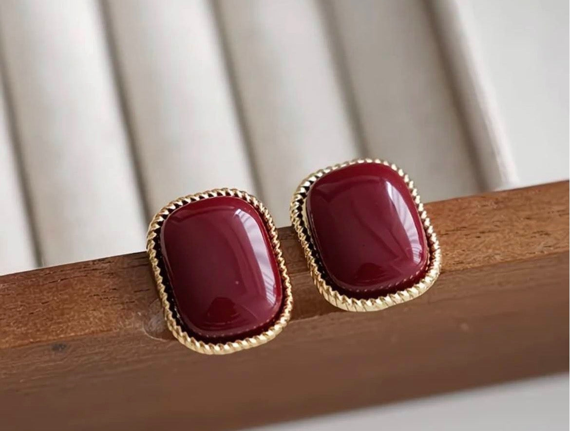 Crimson Heritage Earrings