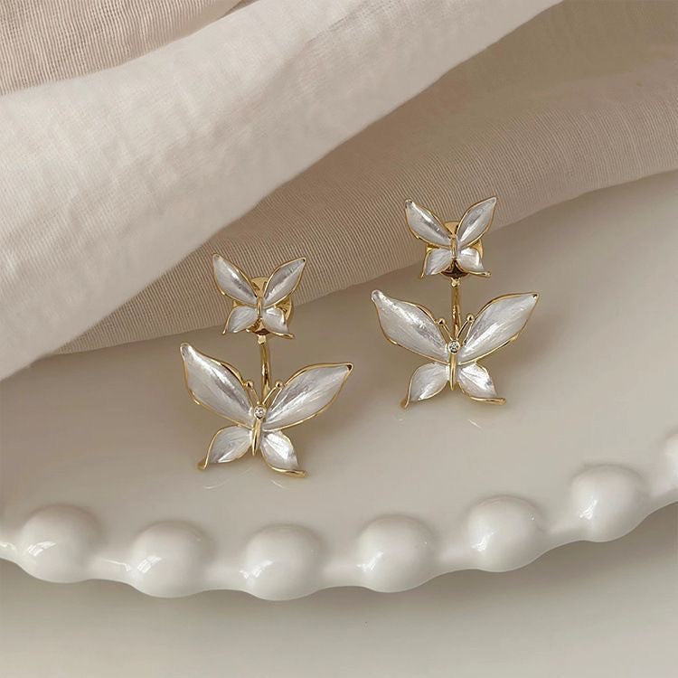 Pearl Butterfly Bloom Earrings