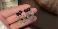 Midnight Ribbon Earrings