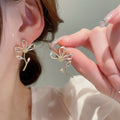 Crystal Bloom Floral Earrings