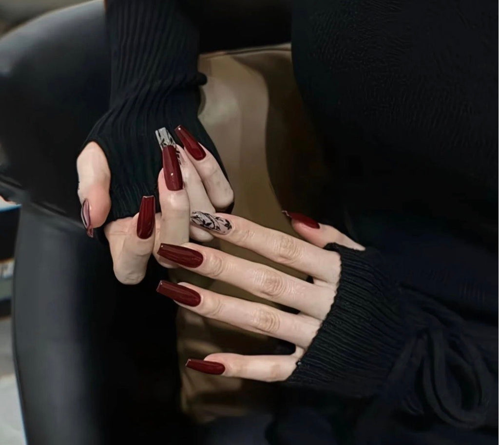 Floral Vine Nails