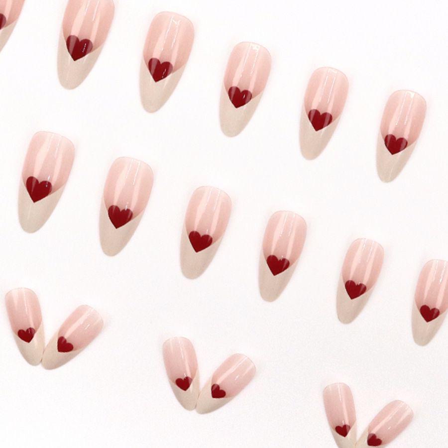 Sweetheart French Tip Nails