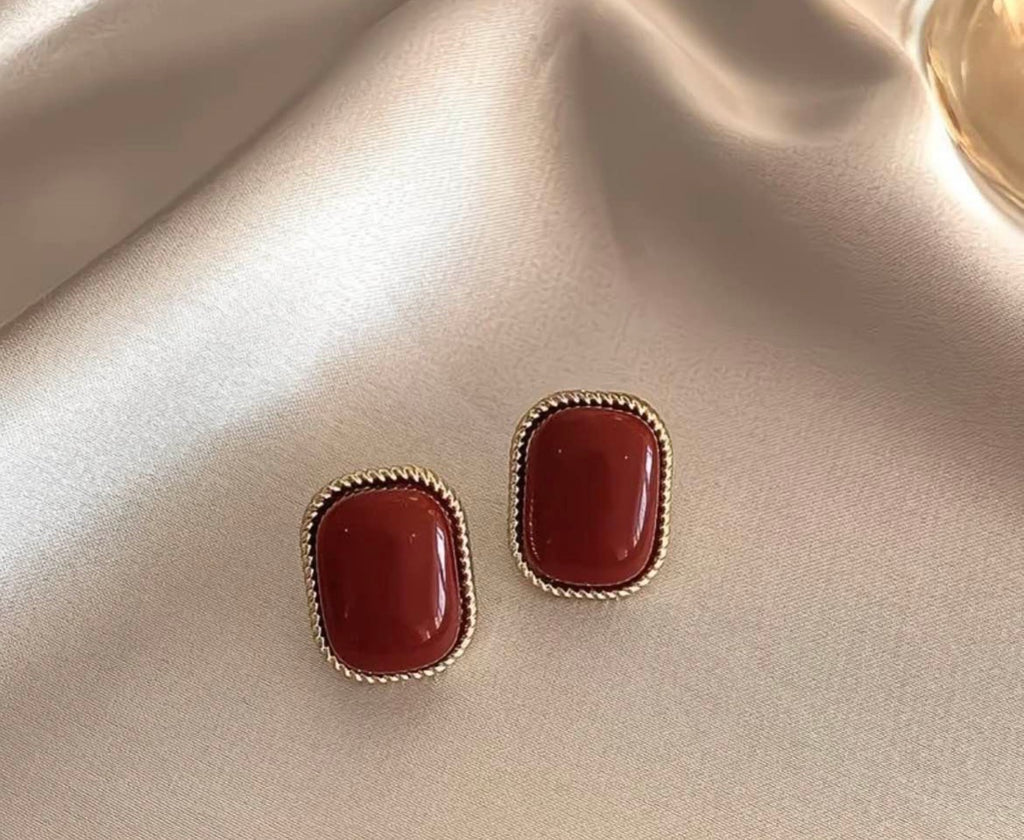 Crimson Heritage Earrings