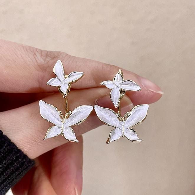 Pearl Butterfly Bloom Earrings