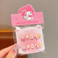 My Melody Pink Blossom Press-On Nails – Kawaii 3D Nail Art Set